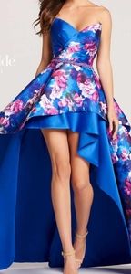 Ellie wilde royal floral high low size 2